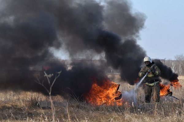 За сутки в Свердловской области ликвидировано  23 пожара