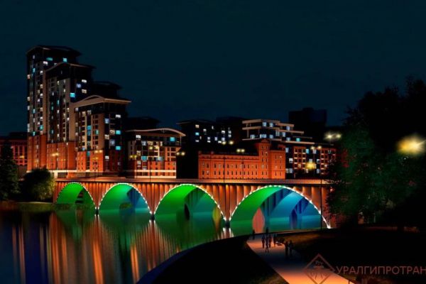 В 2022 году Макаровский мост получит архитектурную подсветку