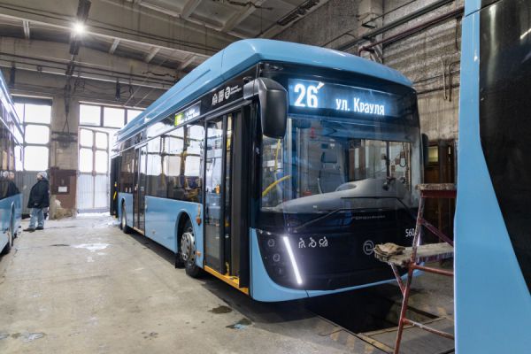 На улицы уральской столицы выйдут 11 низкопольных троллейбусов  модели «Горожанин»