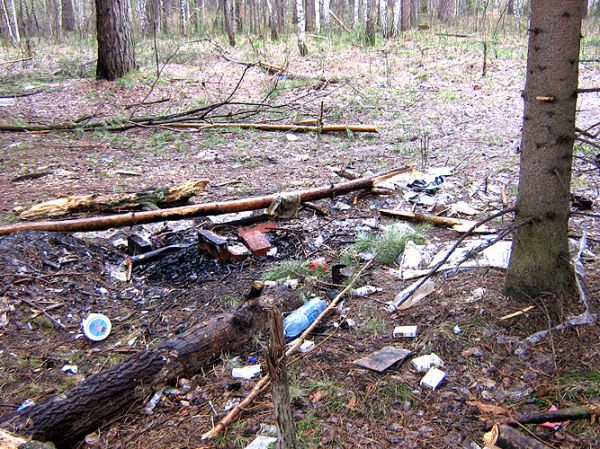 В Сингапуре за мусор палками бьют