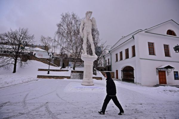 На Плотинке установили статую Давида