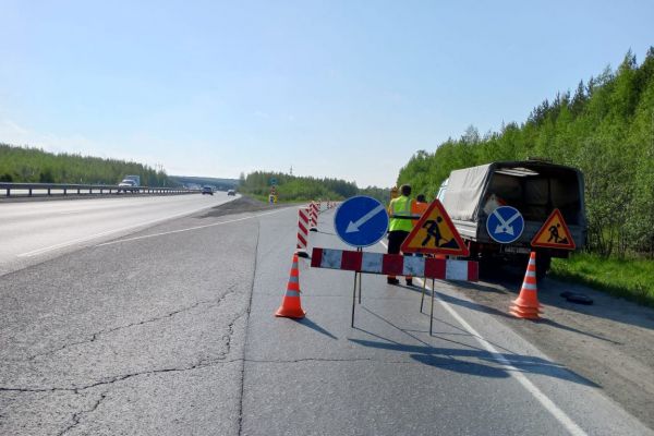 На трассе Екатеринбург — Шадринск — Курган ограничили движение транспорта