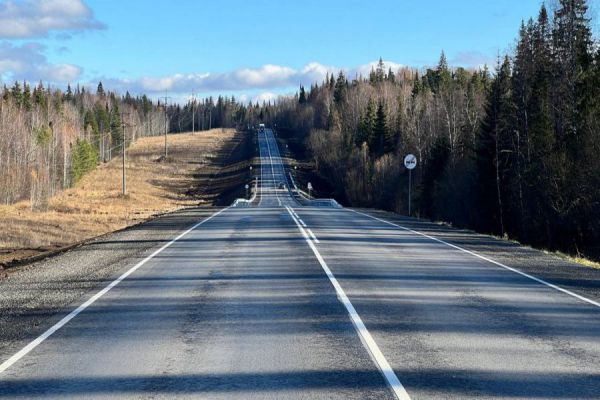 Дорожники завершили ремонт участка автотрассы Нижние Серги — Михайловск — Арти