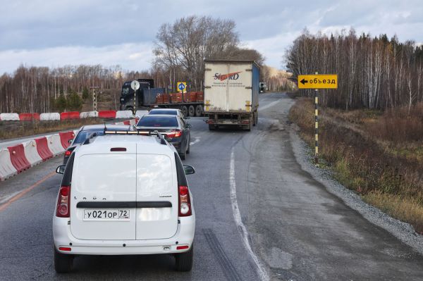 В Свердловской области на федеральной трассе ввели реверсивное движение