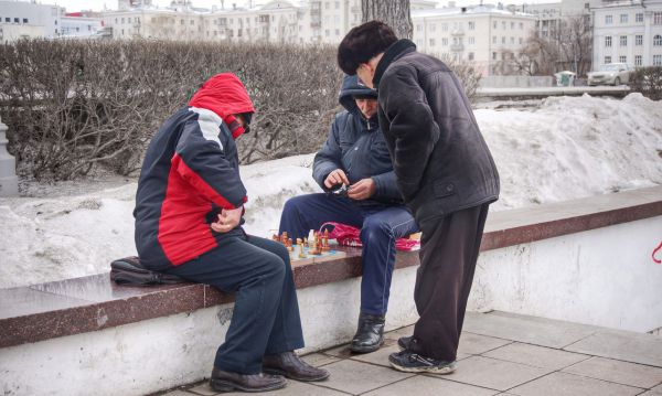 Шах и мат на свежем воздухе