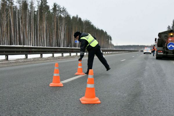 На Среднем Урале сузили трассу Екатеринбург — Тюмень
