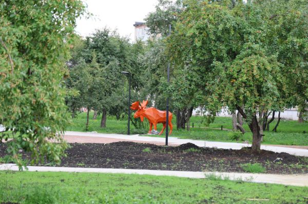 В Каменске-Уральском благоустроители  максимально сохранили яблони в старом саду