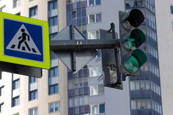 У новостроек на Блюхера установили светофор