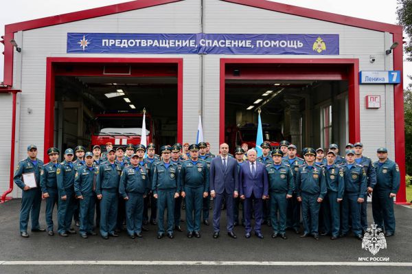 Новое пожарное депо открыли в Свердловской области