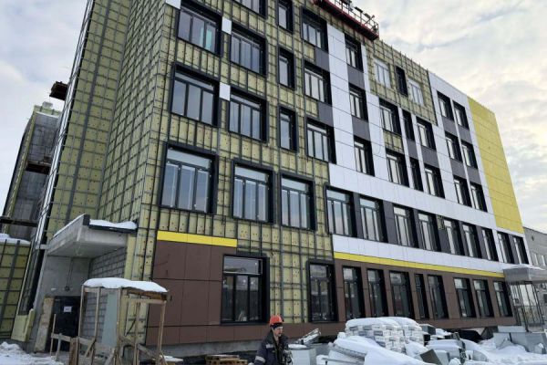 Готов на две трети. В Верхней Пышме строится терапевтический стационар для 267 тысяч свердловчан