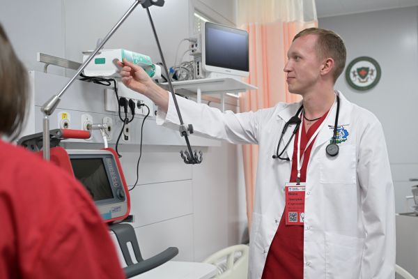 Президенту Путину продемонстрировали новое приемное отделение горбольницы №40 Екатеринбурга