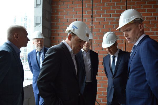 Здание нового суда в Академическом районе Екатеринбурга готово наполовину